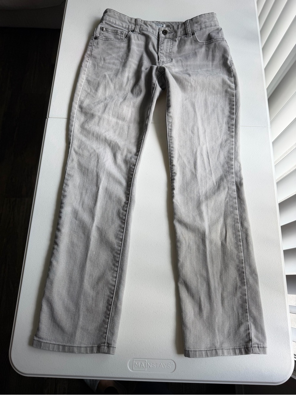 Women’s Chico's Platinum Denim gray cotton & elastane jeans size 00 short/US XS